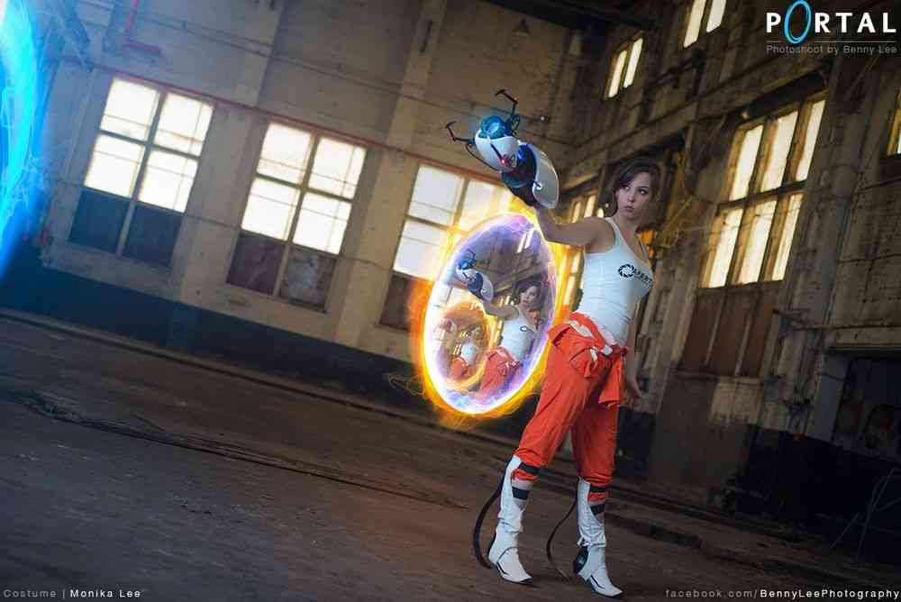 monika lee cosplay chell