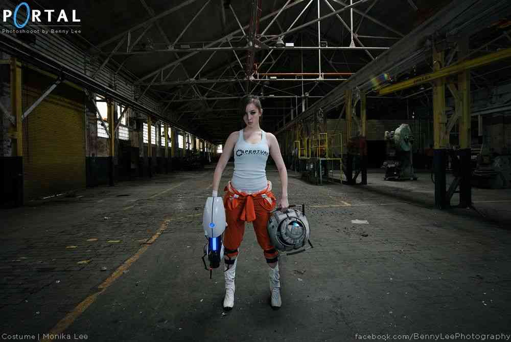 monika lee cosplay chell