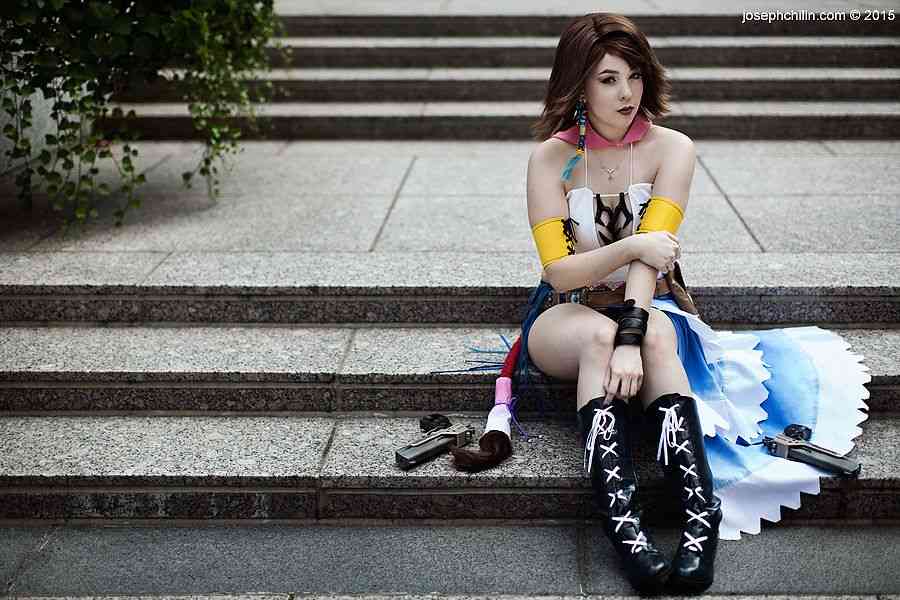 monika lee cosplay gunner yuna