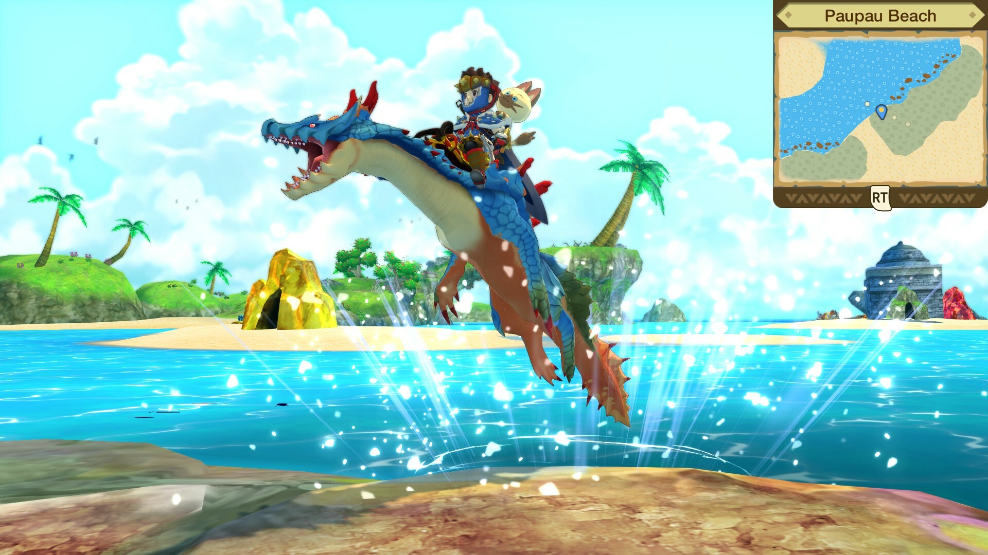 Monster Hunter Stories PauPau Beach